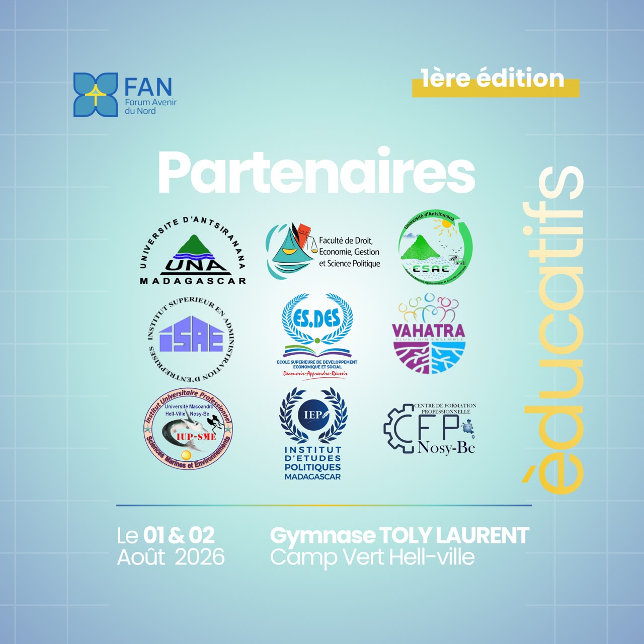 Partenaires éducatifs du Forum Avenir du Nord